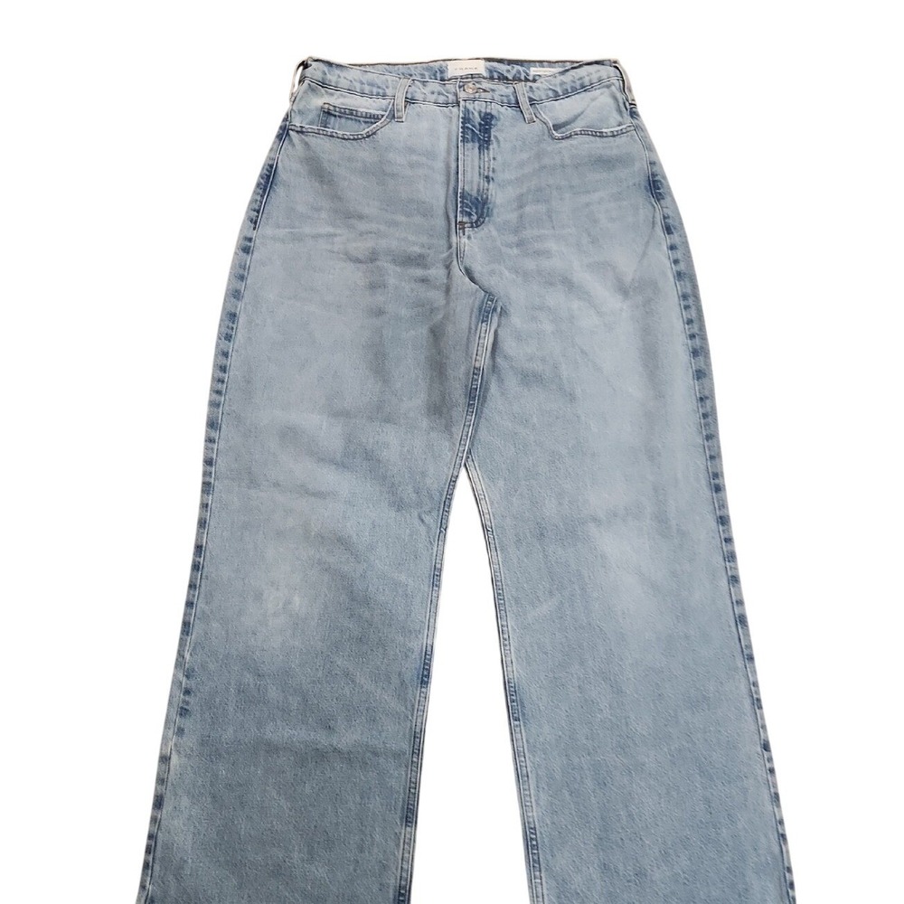 FRAME Le High N Tight Wide Leg Raw Denim  Rossum 2 Year Baddie Luxury 30 Slouchy
